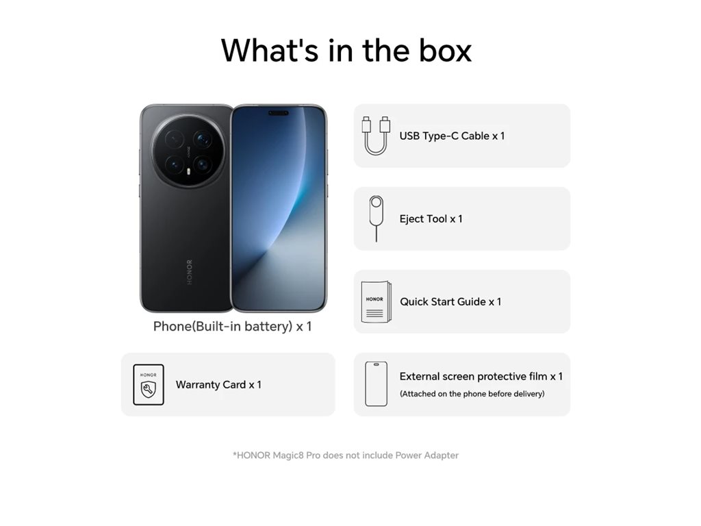 Honor Magic8 Pro 6.71" 512 GB Sort