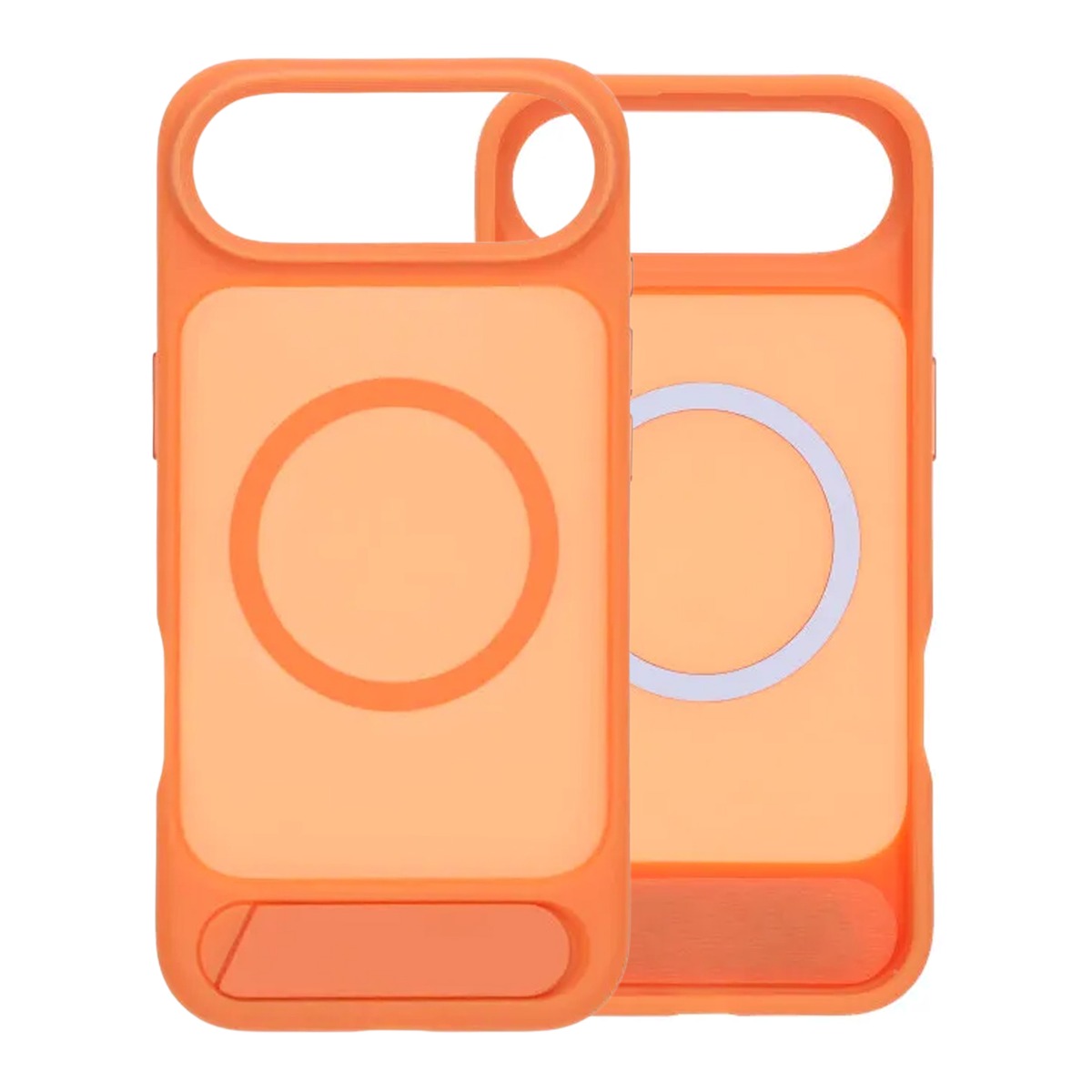 iPhone Air TPU MagSafe skal med stativ orange