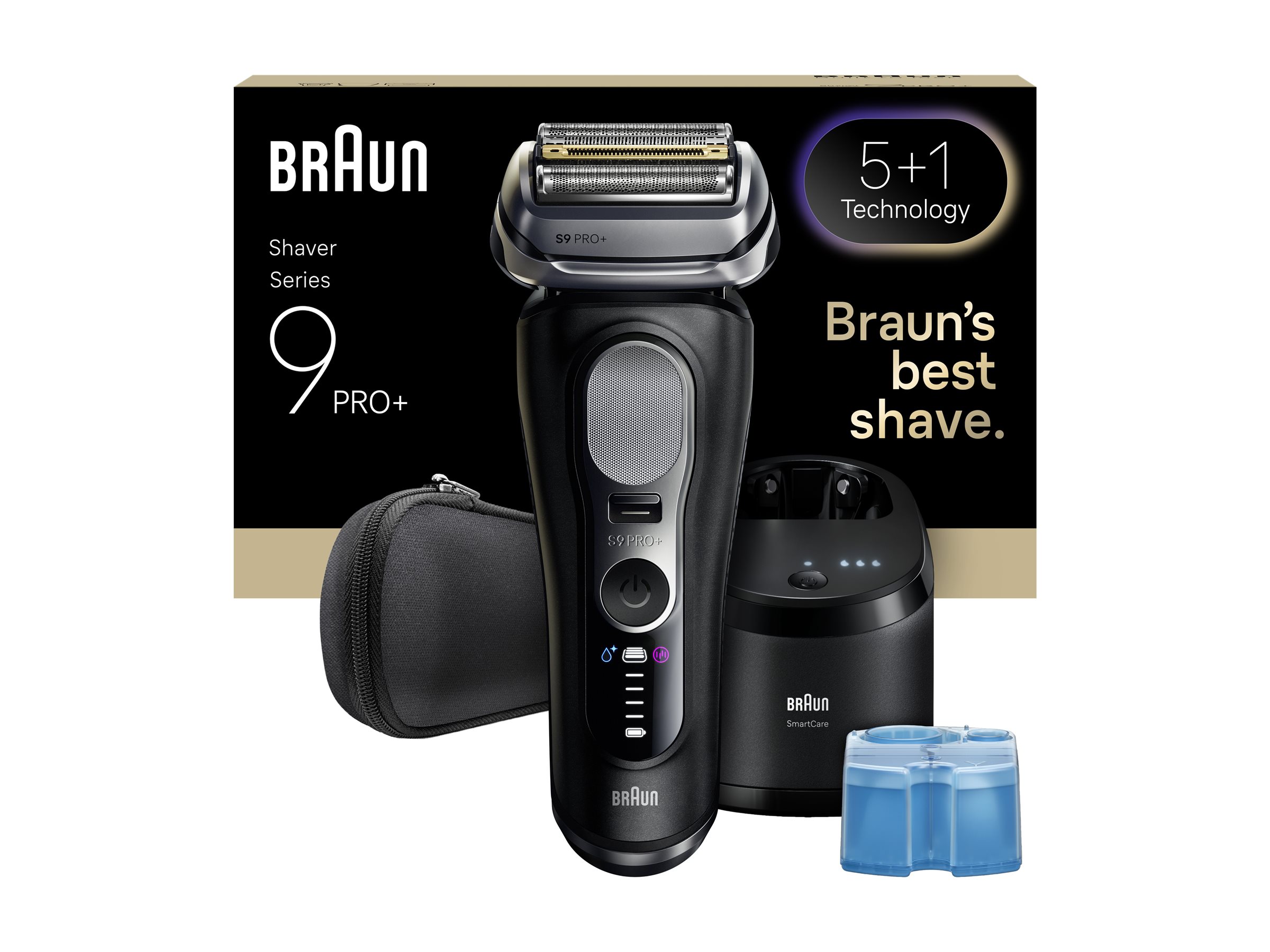 Braun Series 9 Pro+ 9660cc Barbermaskine Sort