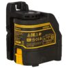 DeWALT DW088CG undersida med typskylt och laserklass
