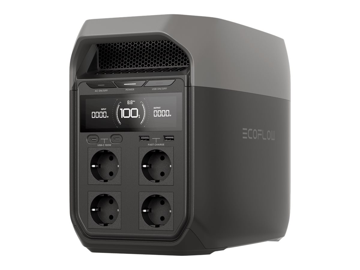 EcoFlow Delta 3 Portabelt Kraftpaket 1024 Wh – 1800 W