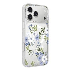 iPhone 17 Pro MagSafe-Skal med Blommönster – Blåklocka