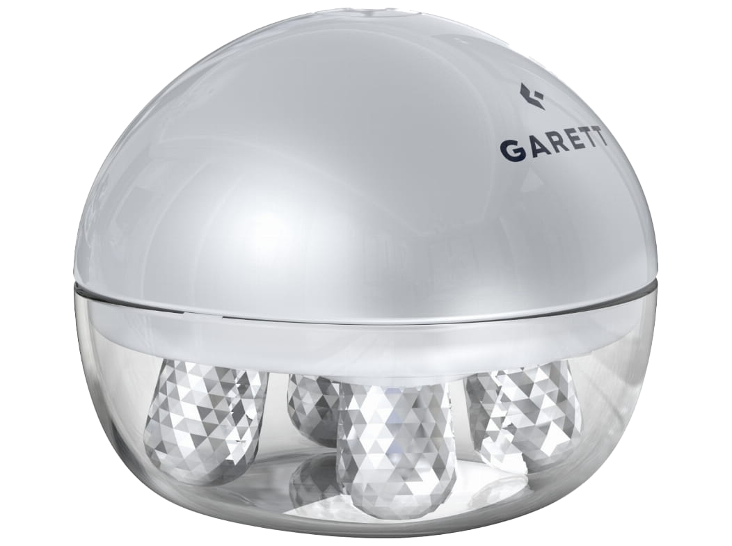 Garett Beauty Pretty Face Ansiktsmassageapparat EMS – Silver – bild 2