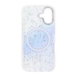 iPhone 17 Diamantglitter MagSafe-Skal – Blå