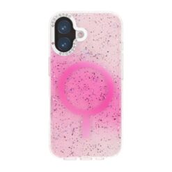 iPhone 17 Diamantglitter MagSafe-Skal – Rosa