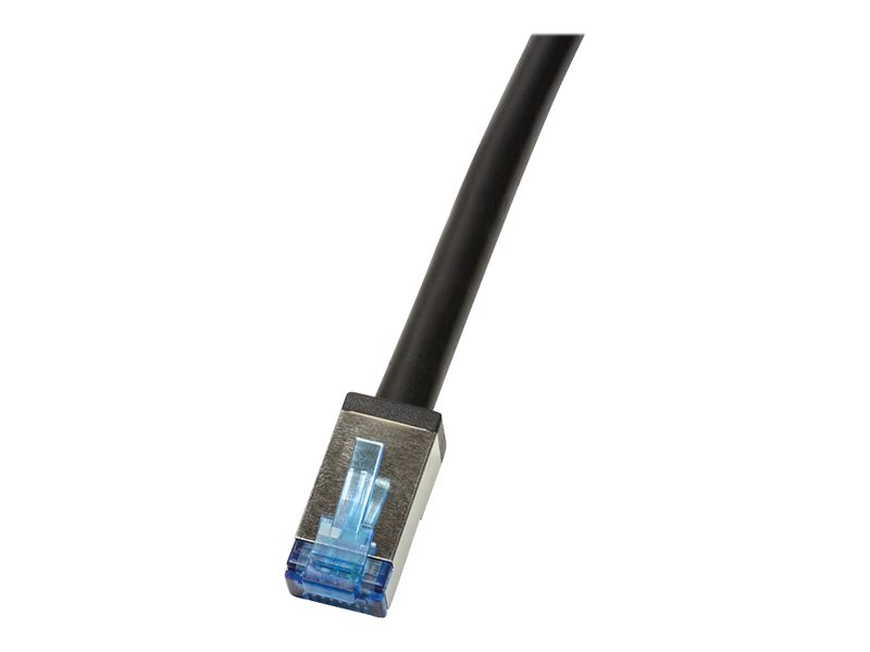 logilink cat 6a natverkskabel svart