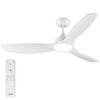 Philips Olas Takfläktslampa Ø132 cm Justerbart vitt ljus Vit