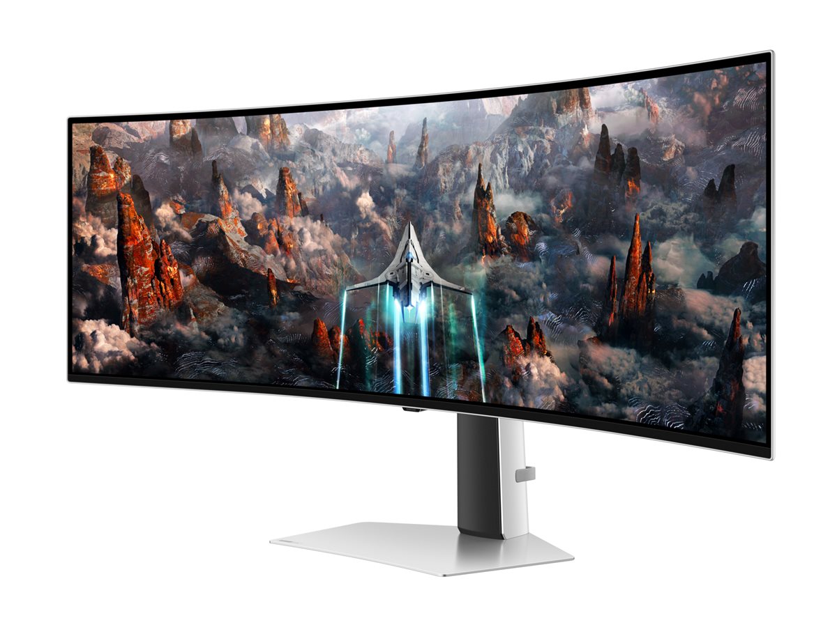 Samsung Odyssey OLED G9 S49CG934SU 49 tum UltraWide gaming-skärm i silver