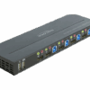 Delock HDMI KVM Switch, bakpanel med 4 x HDMI- och USB-ingångar