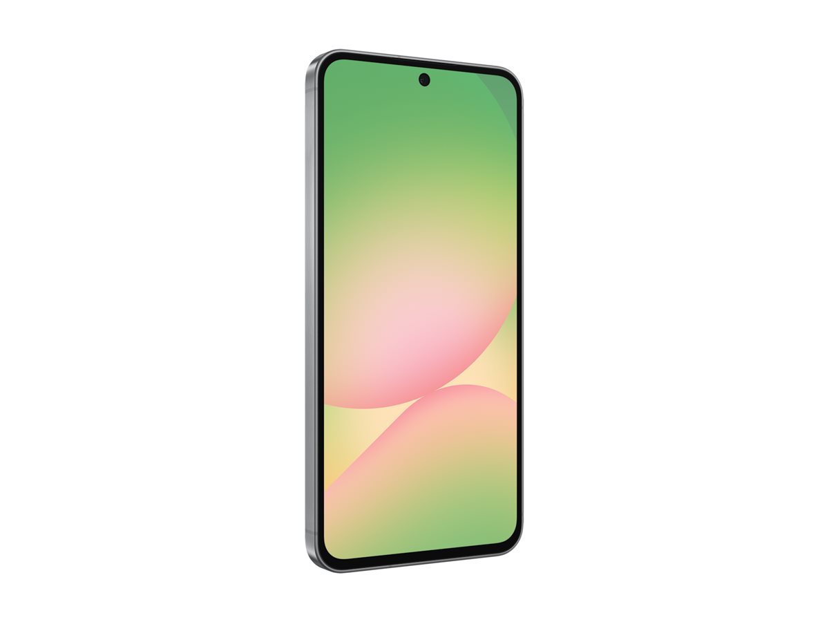 Samsung Galaxy A56 5G, sidovy som visar tunn design