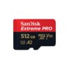 SanDisk Extreme Pro microSDXC 512GB 200MB/s – inkl. SD-adapter