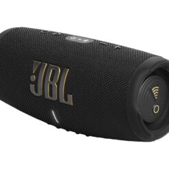 JBL Charge 5 Wi-Fi högtalare svart, sedd rakt framifrån