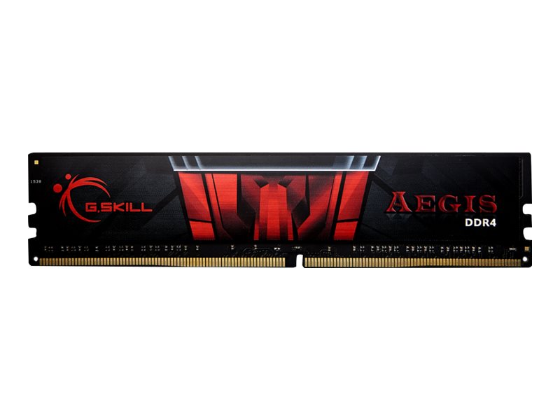 G.Skill AEGIS DDR4 16GB minnesmodul sedd från sidan