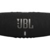 JBL Charge 5 Wi-Fi högtalare svart, sedd snett från sidan