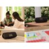 JBL Charge 5 Wi-Fi högtalare svart, gruppbild med tillbehör