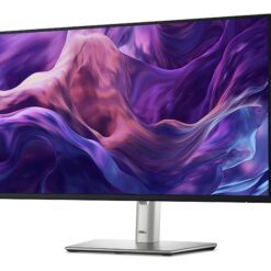 Dell P2425H 24 tums skärm sedd snett framifrån, smala kanter