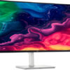 DELL S2725QC sedd snett framifrån med färgstarkt bildinnehåll på skärmen