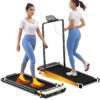 Akluer 520A-B walkingpad med gångyta och fotmassagesida under skrivbord