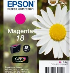 Epson 18 original magenta bläckpatron (C13T18034012)