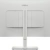 DELL S2725QC sedd bakifrån med Dell-logotyp och höjdjusterbart stativ