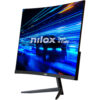 Nilox NXM24CRV2001 curved gamingskärm sedd från sidan som visar böjd panel