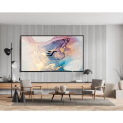 Elite Screens Aeon AR110WH2 monterad i vardagsrum