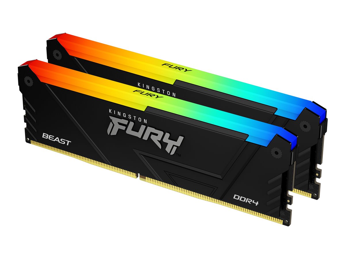 Kingston FURY Beast RGB DDR4 64GB minneskit med RGB-belysning