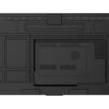Lenovo ThinkVision T65, baksida rakt framifrån med anslutningspanel