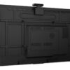 Lenovo ThinkVision T65 65-tums pekskärm sedd bakifrån med löstagbar kamera