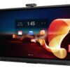 Lenovo ThinkVision T65 väggmonterad i ett konferensrum