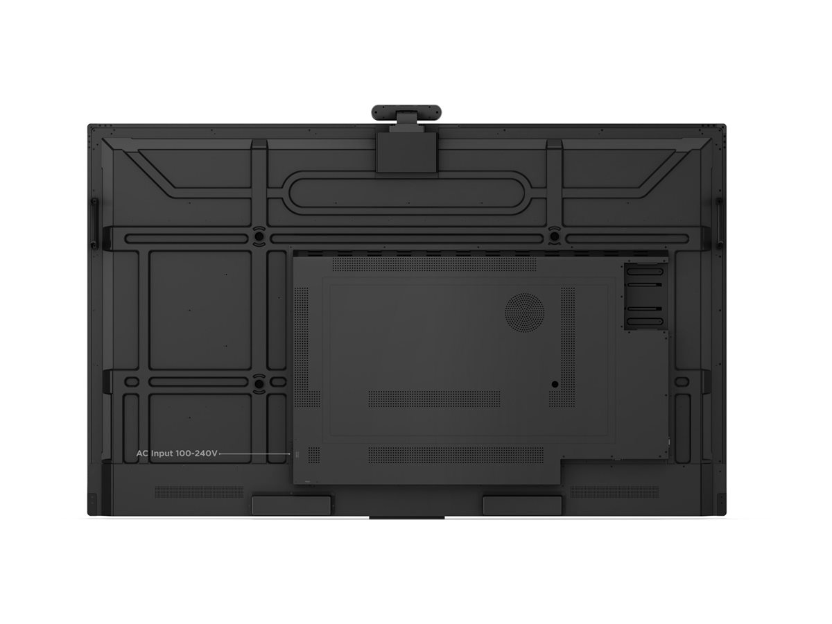 Lenovo ThinkVision T75 hörndetalj med Lenovo-logotyp