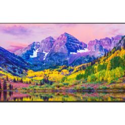 LG 75UK762H0LB Hotell-TV 75 tum 4K UHD – front helhetsvy med bild på skärmen