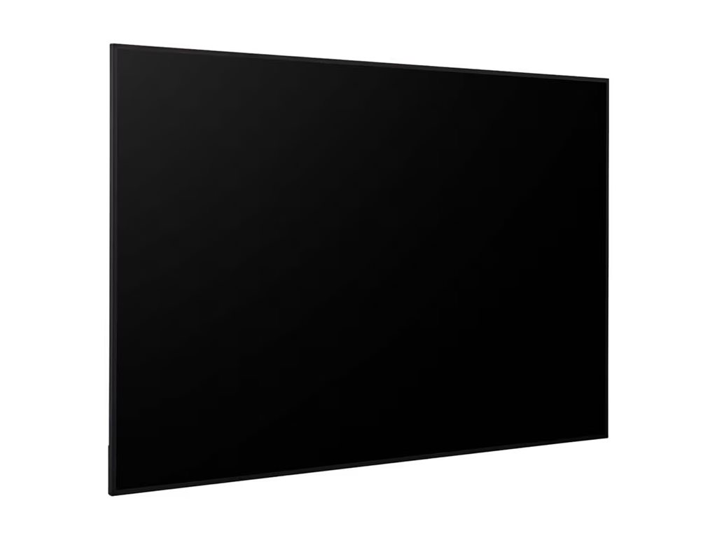 LG 86UL5Q-E signageskärm rakt framifrån med skärmen av
