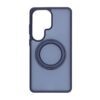 Samsung Galaxy S26 Ultra Skal 360° Rotationsring med MagSafe – Blå, sett bakifrån