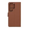 Plånboksfodral med stativ för Samsung Galaxy S26 Ultra i brunt konstläder