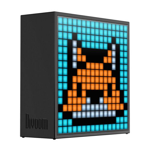 Divoom Timebox-Evo pixel art Bluetooth-högtalare 16x16 svart