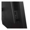 Lenovo ThinkVision T27Q-40 närbild på inbyggd USB-hubb med USB-A och USB-C