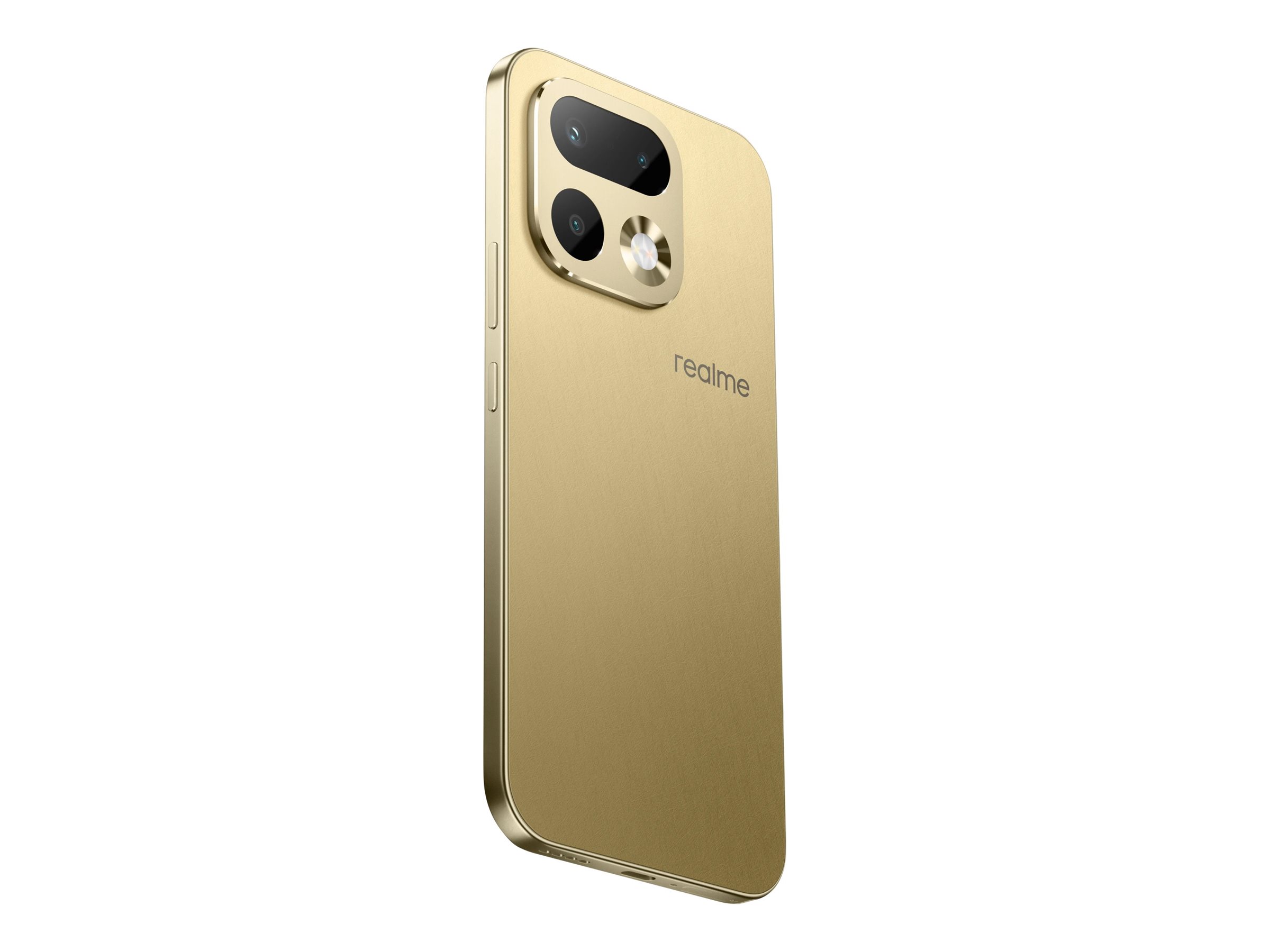 Närbild på Realme 16 Pro:s kamerasystem med 200MP huvudkamera