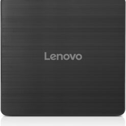 Lenovo Slim DVD Burner DB65 extern DVD-brännare, DVD±RW (±R DL), USB 2.0, svart