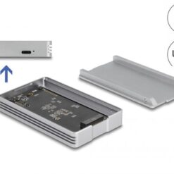 Delock USB4 40 Gbps kabinett för 1x M.2 NVMe SSD