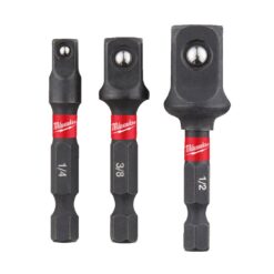 Milwaukee Shockwave 3-delat adaptersats hylsnyckeladapter