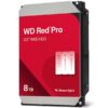 WD Red Pro WD8006FFBX 8TB intern hårddisk för NAS, 3.5 tum SATA