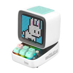 Divoom DitooPro Bluetooth-högtalare Vit sedd från sidan