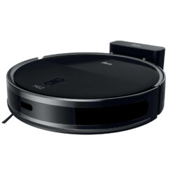 Hoover HG2 Hydro Turbo Slim robotdammsugare, vy snett framifrån