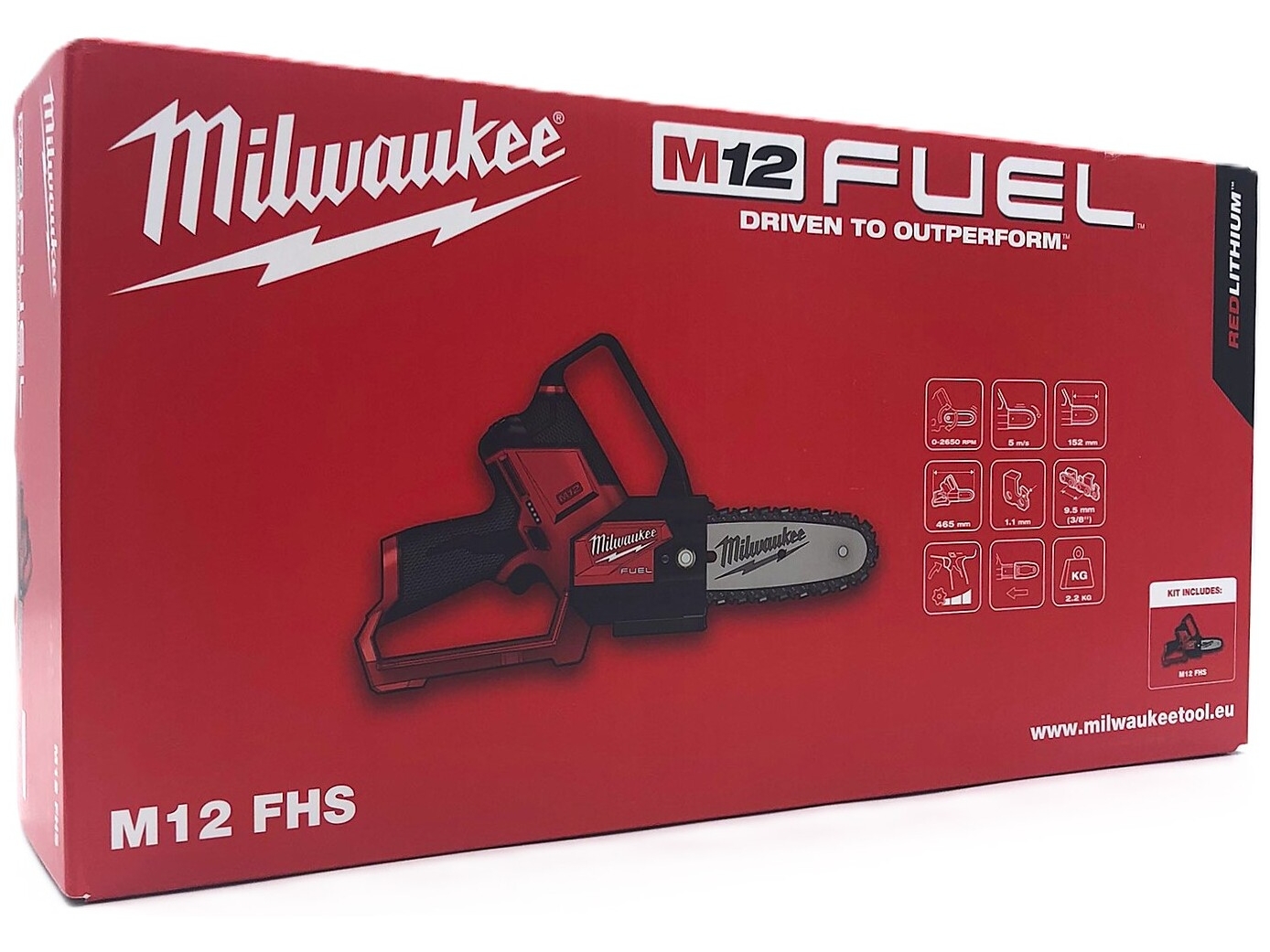 Milwaukee M12 FHS 0 Fuel grensåg 15cm utan batteri