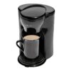 Clatronic KA 3356 Kaffemaskin 1 kopp med keramikmugg och permanentfilter