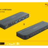 Förpackning för Delock DisplayPort 1.4 KVM Switch 8K 30Hz