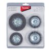 Makita D-65729 stålborstesats 6mm för borrmaskin