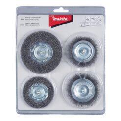 Makita D-65729 stålborstesats 6mm för borrmaskin
