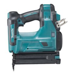 Makita DBN500Z sladdlös spikpistol 18V utan batteri, sedd från sidan